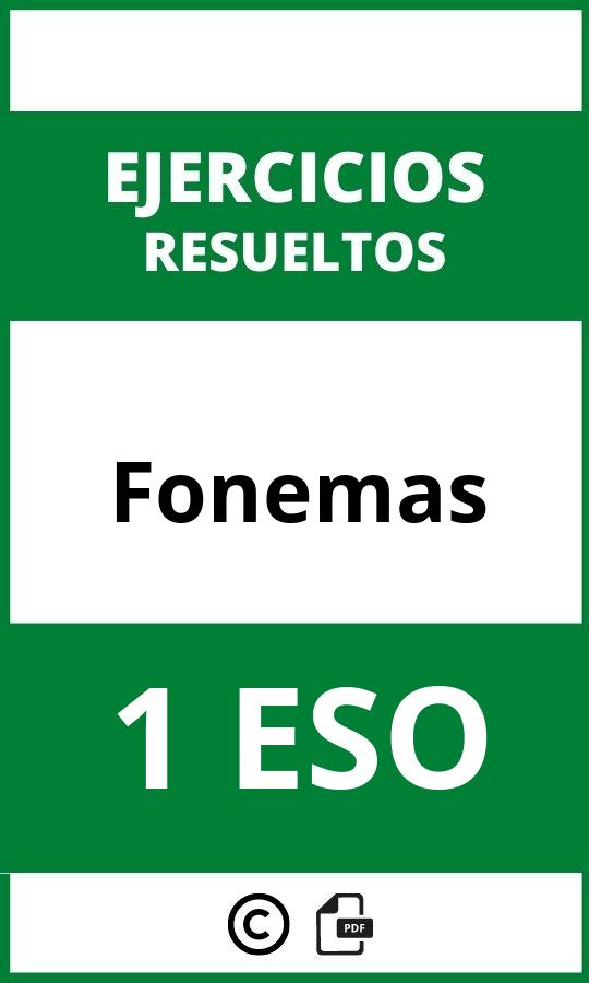 Ejercicios Fonemas Eso Pdf