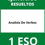 Analisis De Verbos Ejercicios  1 ESO PDF