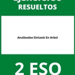 Analizadas Sintaxis En Arbol 2 ESO Ejercicios  PDF