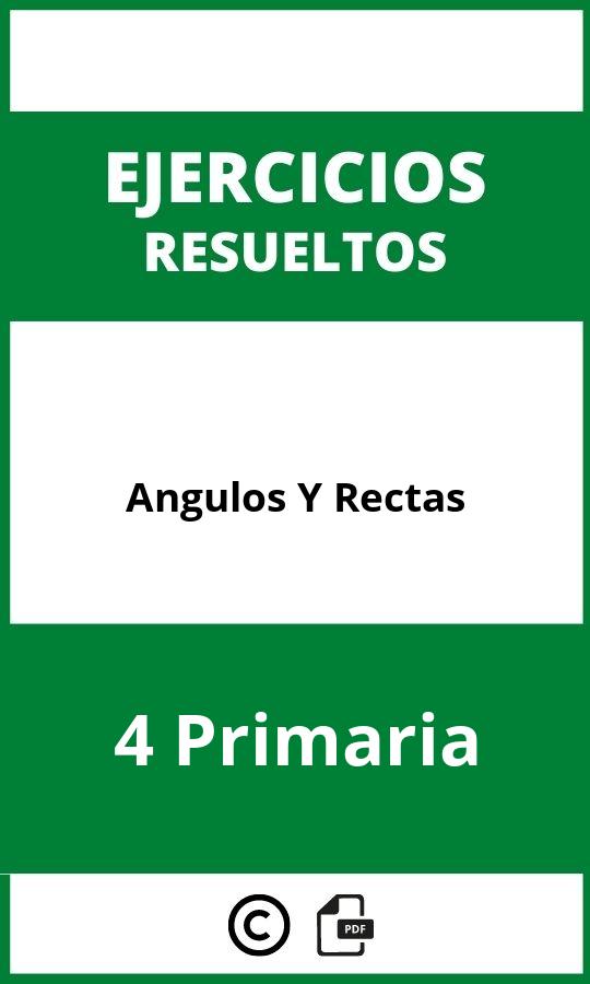 Angulos Y Rectas 4 Primaria Ejercicios PDF