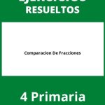 Comparacion De Fracciones Ejercicios PDF 4 Primaria