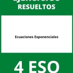 Ecuaciones Exponenciales 4 ESO Ejercicios  PDF