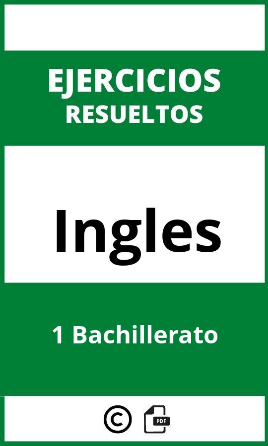 Ejercicios 1 Bachillerato Ingles PDF