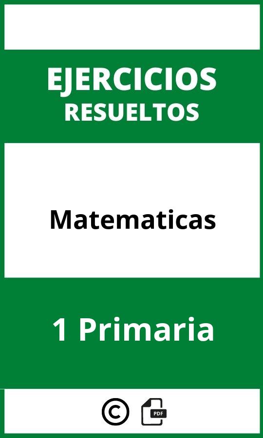 Ejercicios 1 Primaria Matematicas PDF