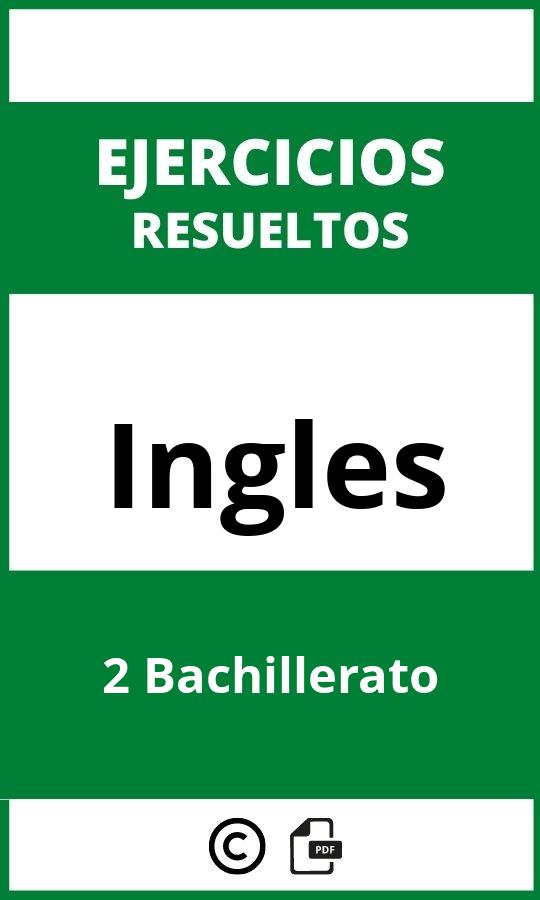 Ejercicios 2 Bachillerato Ingles PDF