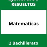 Ejercicios 2 Bachillerato Matematicas PDF