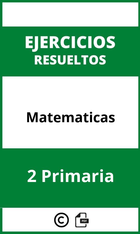 Ejercicios 2 Primaria Matematicas PDF