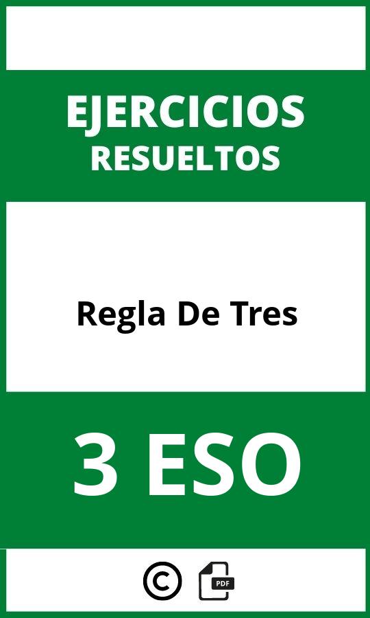 Ejercicios 3 ESO Regla De Tres PDF