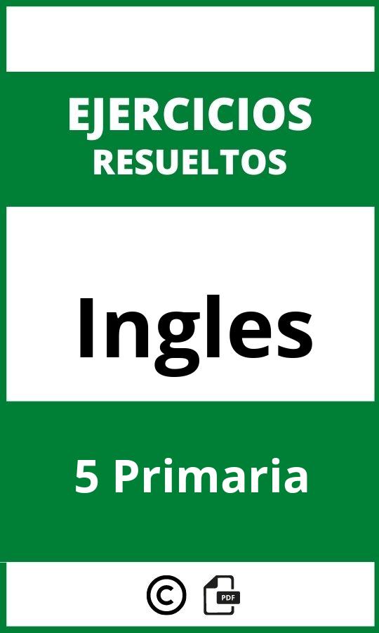 Ejercicios 5 Primaria Ingles PDF