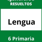 Ejercicios 6 Primaria Lengua PDF