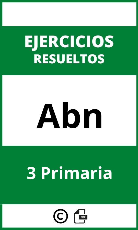 Ejercicios Abn 3 Primaria PDF