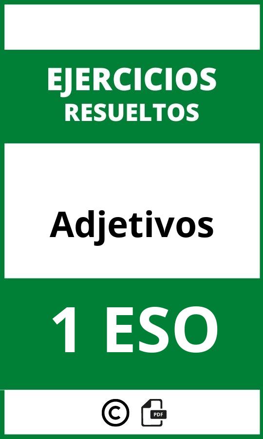 Ejercicios Adjetivos 1 ESO PDF