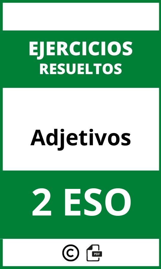 Ejercicios Adjetivos 2 ESO PDF