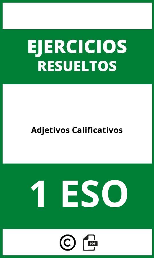 Ejercicios Adjetivos Calificativos 1 ESO PDF