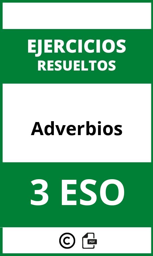 Ejercicios Adverbios 3 ESO PDF