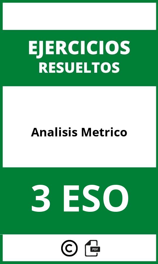 Ejercicios Analisis Metrico 3 ESO PDF