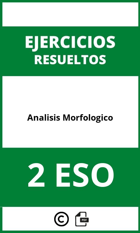 Ejercicios Analisis Morfologico 2 ESO PDF