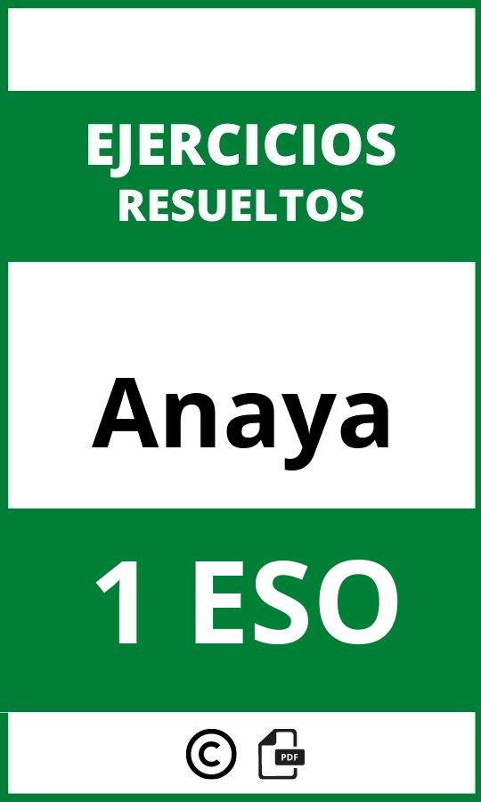 Ejercicios Anaya 1 ESO PDF