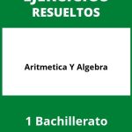 Ejercicios Aritmetica Y Algebra 1 Bachillerato PDF