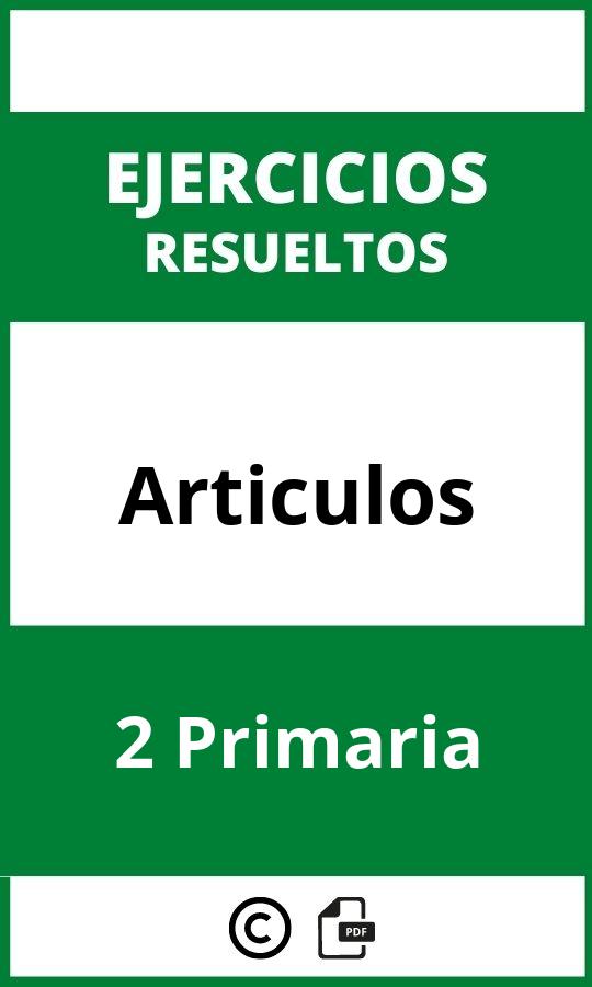 Ejercicios Articulos 2 Primaria PDF