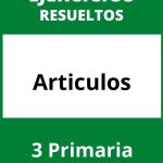 Ejercicios Articulos 3 Primaria PDF