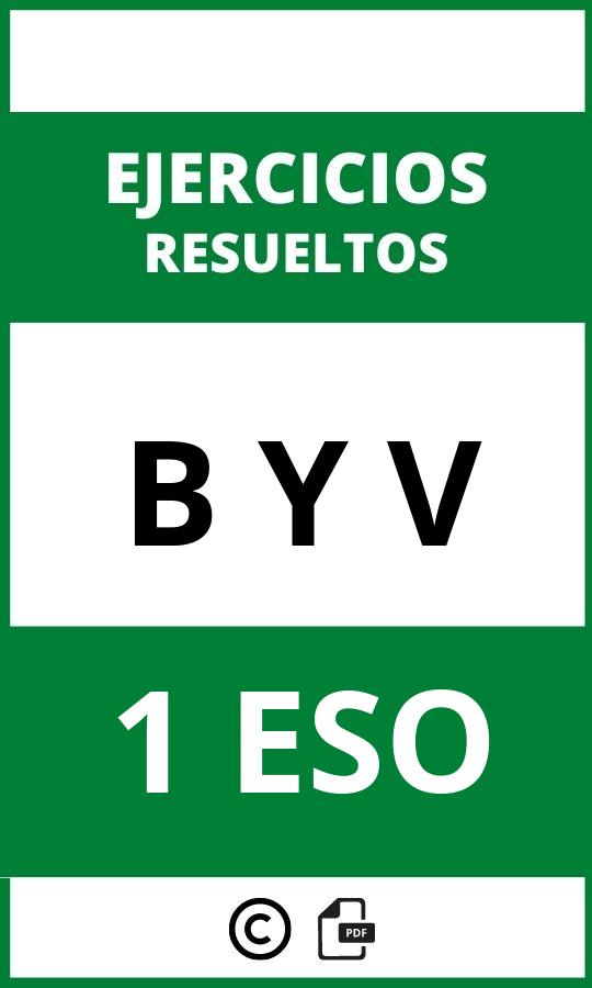 Ejercicios B Y V 1 ESO PDF 2024