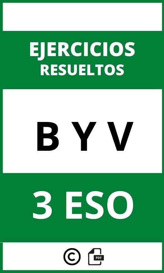 Ejercicios B Y V 3 ESO PDF