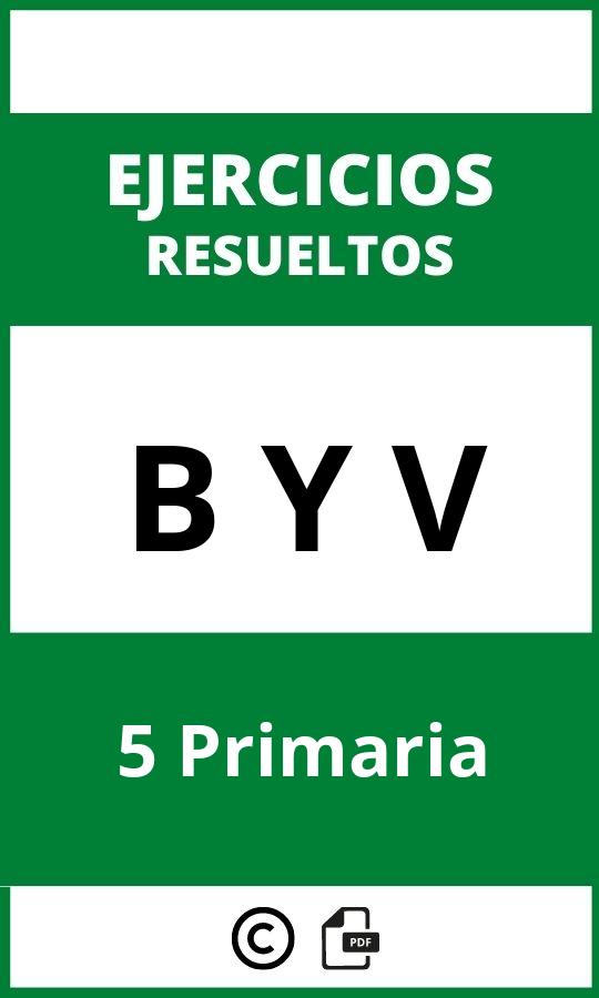 Ejercicios B Y V 5 Primaria PDF