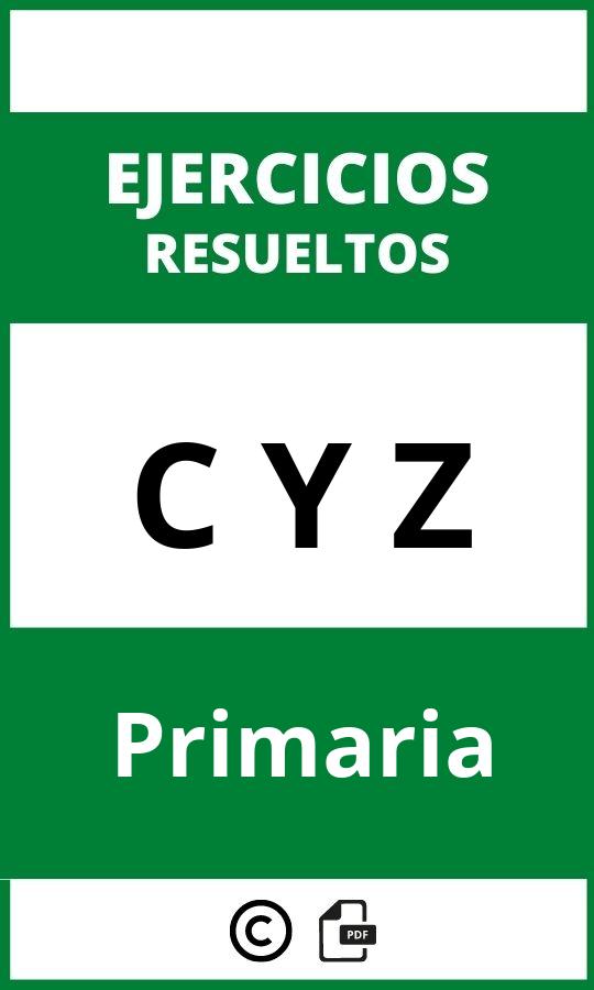 Ejercicios C Y Z PDF Primaria