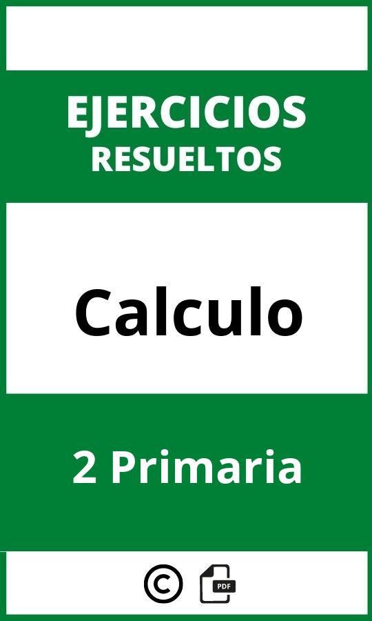 Ejercicios Calculo 2 Primaria PDF