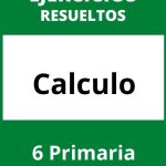 Ejercicios Calculo 6 Primaria PDF