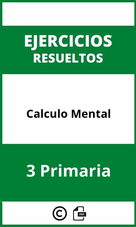 Ejercicios Calculo Mental 3 Primaria PDF