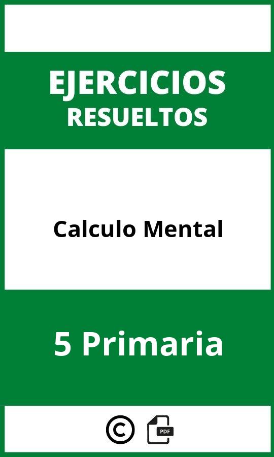 Ejercicios Calculo Mental 5 Primaria PDF