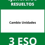 Ejercicios Cambio Unidades 3 ESO PDF