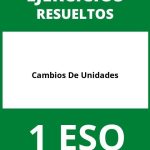 Ejercicios Cambios De Unidades 1 ESO PDF