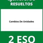 Ejercicios Cambios De Unidades 2 ESO PDF