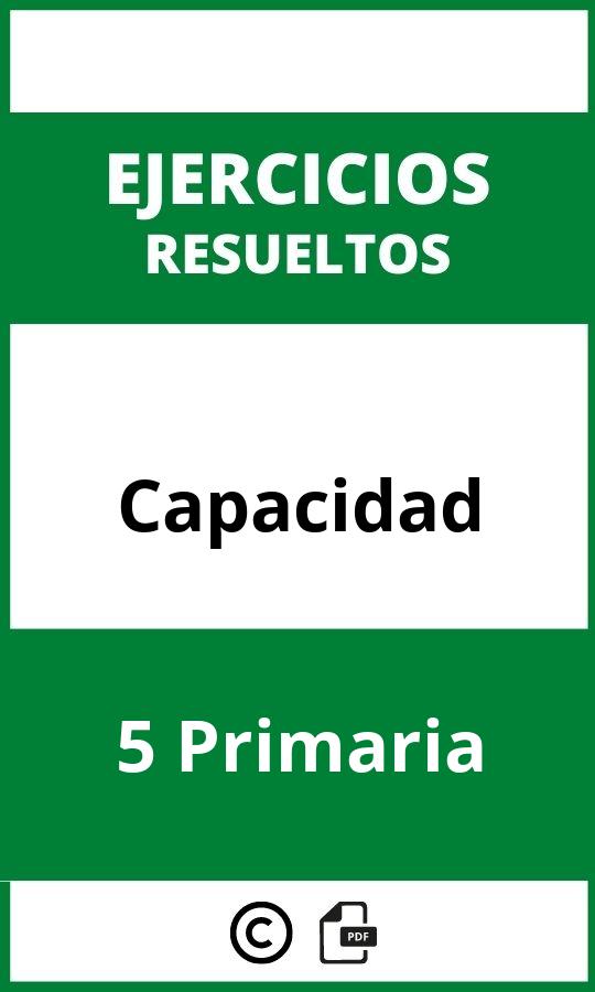 Ejercicios Capacidad 5 Primaria PDF