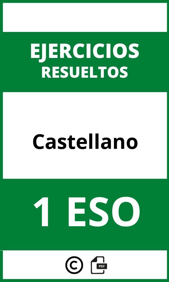 Ejercicios Castellano 1 ESO PDF