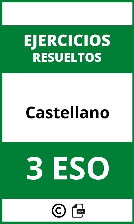 Ejercicios Castellano 3 ESO PDF