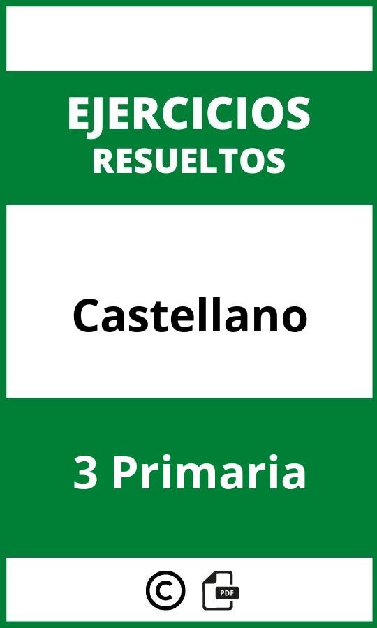 Ejercicios Castellano 3 Primaria PDF