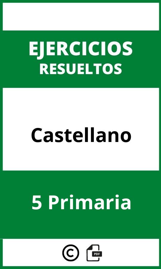 Ejercicios Castellano 5 Primaria PDF