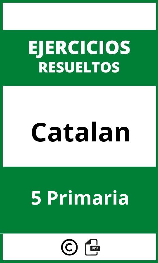 Ejercicios Catalan 5 Primaria PDF