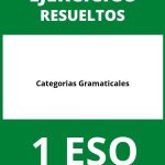 Ejercicios Categorias Gramaticales 1 ESO PDF