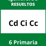 Ejercicios Cd Ci Cc 6 Primaria PDF