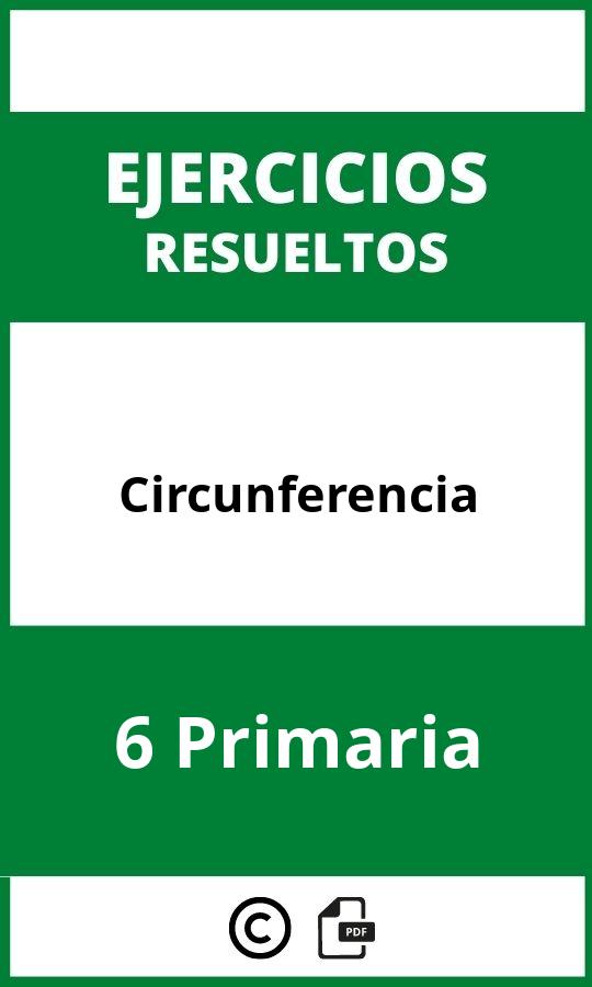 Ejercicios Circunferencia 6 Primaria PDF