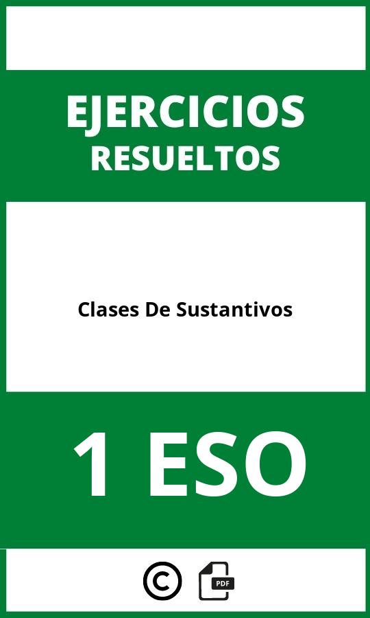 Ejercicios Clases De Sustantivos 1 ESO PDF