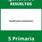 Ejercicios Clasificacion Sustantivos 5 Primaria PDF