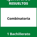 Ejercicios Combinatoria 1 Bachillerato PDF