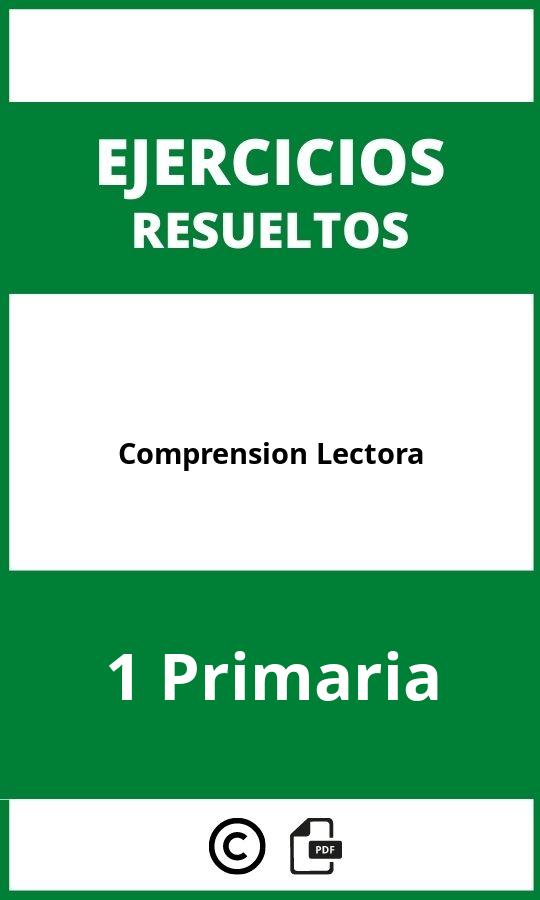 Ejercicios Comprension Lectora 1 Primaria PDF