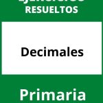 Ejercicios Con Decimales Primaria PDF